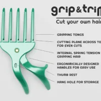Grip and Trim - Cut your own hair. DIY Hair Cutting Tool that saves you time and money. - Image 2