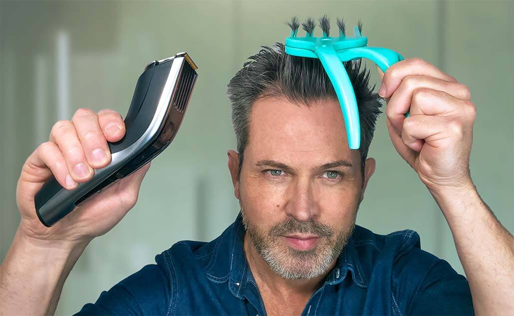 Grip and Trim - Cut your own and other's hair at home. DIY Hair Cutting Tool that saves you time and money. - Image 10