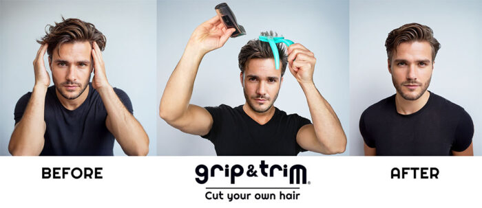 Grip and Trim - Cut your own hair. DIY Hair Cutting Tool that saves you time and money. - Image 3